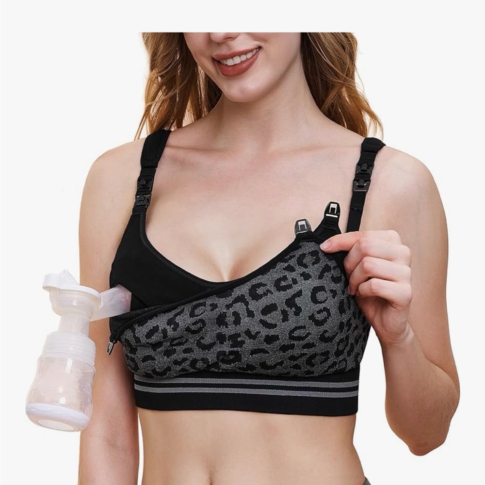 Momcozy all in one nursing & pumping sports bra